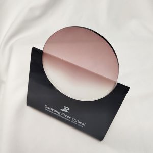 China-Made High-Quality Optical Eyeglass Lenses: Tinted Gradient Brown & Solid