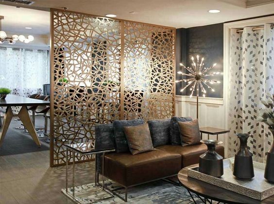 Powder Coating Aluminum Room Divider For Hotels/Villa/Lobby Interior Decoration