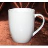 Buy cheap superwhite fine quality coupe shape 12 OZ porcelain mug /milk mug from wholesalers