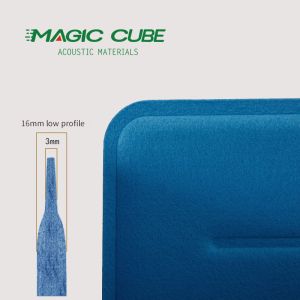 Functional 3D Polyester Fiber Acoustic Panel Classroom PET Desk Divider