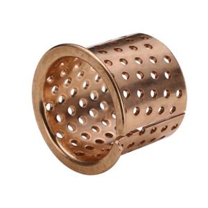 China PRMF 202316 Wrapped Bronze Flanged Bushing CuSn8 High Load factory