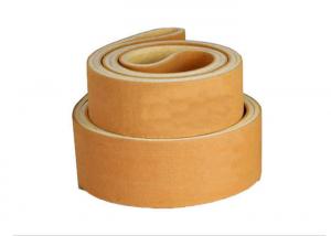 China Yellow PBO Kevlar Flat Belt / Kevlar Conveyor Belt For Aluminum Profile on sale
