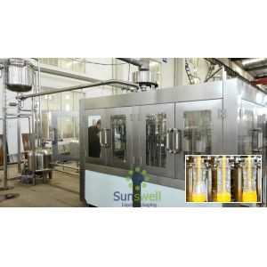 China High Pressure Hot Tea Filling Machine Bottled Drink , stainless steel on sale