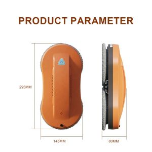 English Operating Language Intelligent Window Cleaner Robot with Speed 2800Pa