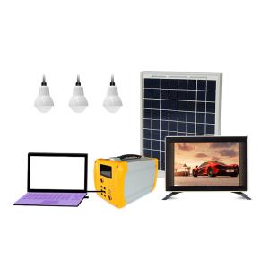China 7H Solar Energy Home Systems 100Watt Whole House Solar Backup Generator factory