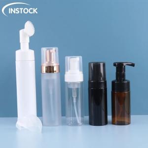 China Custom 100/120/150/200/250ml Pet Foaming Soap Pump Bottle Plastic Cosmetic Foam Pump Facial Cleanser factory