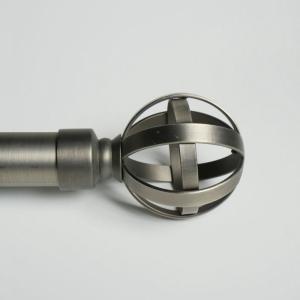 China 22mm Diameter Anti Rust Decorative Curtain Rod End Caps factory