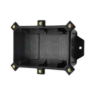 China Black PA66 Precision Short Run Metal Insert Plastic Injection Molding Plastic Items factory