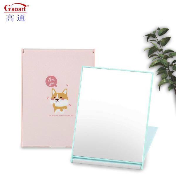 Standing Top Small Desktop Make-Up Travel Cosmetic Mirror The Listing Make Up