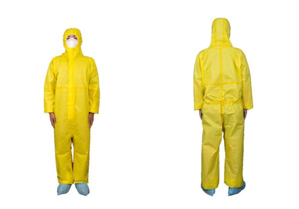CAT.III Type 3B Disposable Medical Protective Coverall Waterproof With 3-pieces