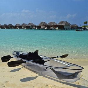 China 3015mm * 1000mm * 485mm Clear Plastic Kayak Lightweight With Air Floats factory
