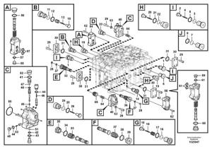 China VOE14634178 VOE 14634178 For VOLVO EC480D EC480DHR Excavator Hydraulic Main Control Valve Construction Machinery Parts Aftermarket High quality factory