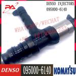 SAA6D140 Engine Common Rail Injector 095000-6140 6261-11-3200 For Komatsu