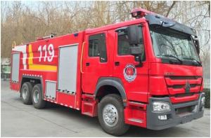 China 17000l Water Foam Fire Engine Truck 6x4 Large Size For Fire Rescue factory