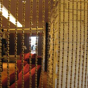 China Hot sale Long+Bead Metal Ball Chain Curtain For Room Divider factory