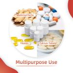 100ml 150ml 200ml Screw Top Pill Bottles Cylinder HDPE Medicine Storage Bottle