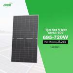 Jinko 695W 700W 705W 710W 715W Double Glass Solar Panels With Heat Strengthened