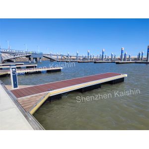 Aluminum Floating Dock Jetty Marina Engineering Design Finger Floating Pontoon