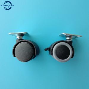 China Furniture Hardware TPR Swivel Castor Wheels 1 inch 50mm 42x42mm factory