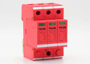 China Three Phase Type 2 Surge Protection Device UC 420V 20KA - 40KA Low Output Residual Pressure factory