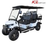 Lithium Battery Motorized Sightseeing Vehicle Emergency Braking For Comfortable