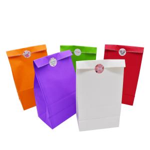 China Biodegradable Resealable Takeaway Food Paper Bags factory