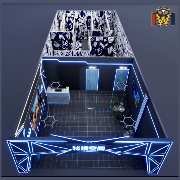China XR Space Arcade VR Game Space Station 4 Players Virtual Game Space factory