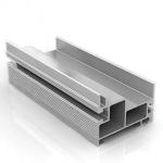 Customized Sliding Door Profile Aluminum Toughened Glass Door Fittings