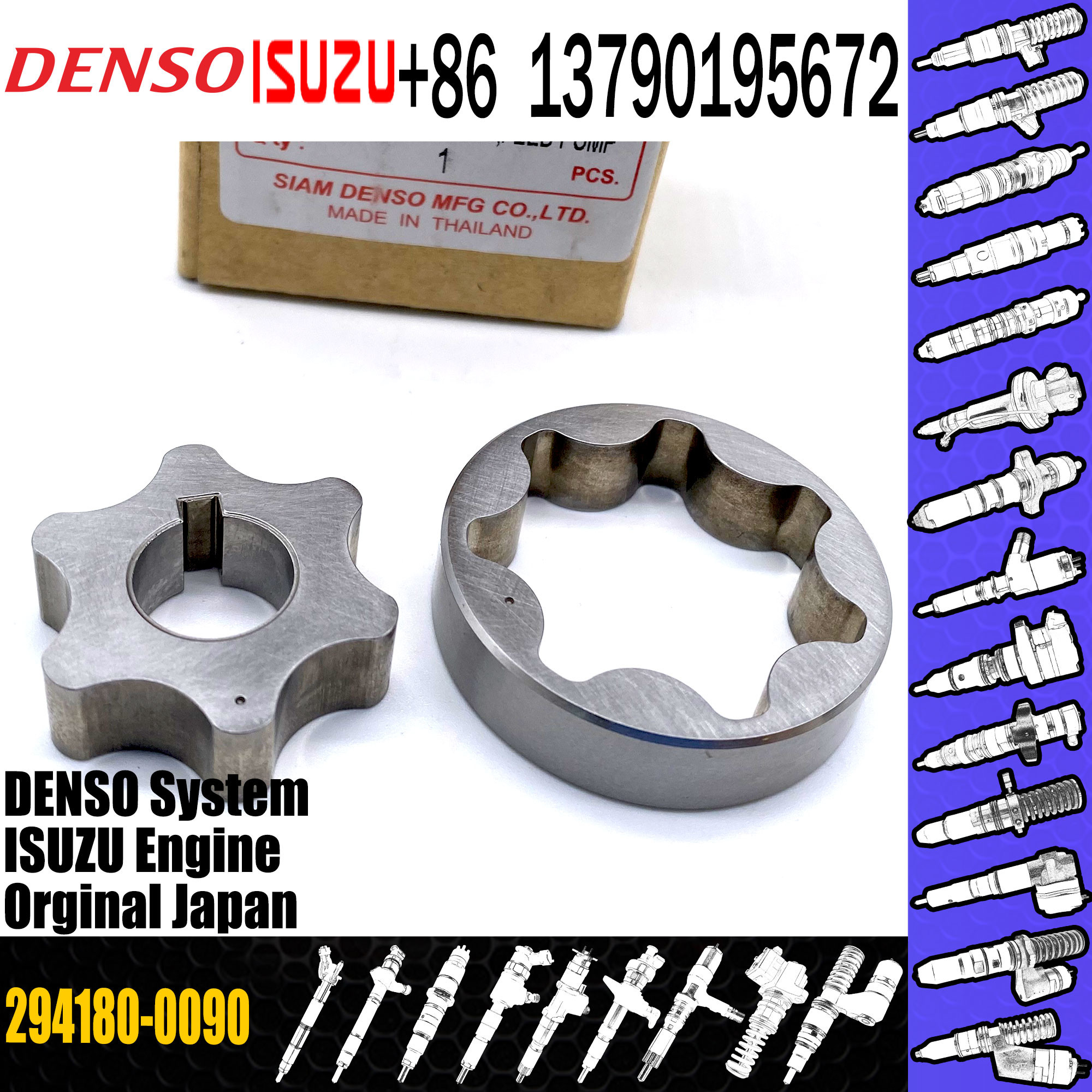 ISO Injector Control Valve Golden Vidar RENEW HP3 For Diesel Engine Car