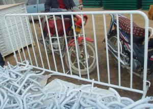 China CE Galvanized Metal Crowd Control Barriers 1100X2200mm For Pedestrian factory