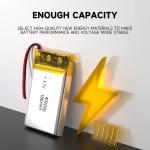 Rechargeable 3.7 V Lipo Battery 180mah 402030 Kc Un38.3 Certified
