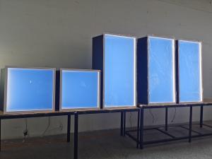China LED Fake Window Panel Light Realistic Sunlight Simulation For Windowless Room factory