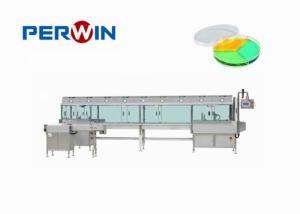 China MEDIAFILL Plate Pourer Petri Dish Filler Contact Dish Filling Line factory