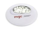 Holiday Cookie Tin Box / Small Metal Round Cookie Box/Food Grade Round Cookie