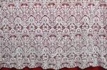 100% Polyester Chemical embroidery lace fabric for lady's dresses and Garment