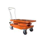Hydraulic 150Kg Single Scissor Mobile Scissor Lift Table Max Height 755mm