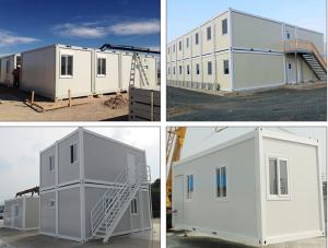 China Durable Big Shipping Container Homes , Factory Already Made Modern Container House factory