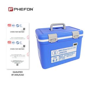China UN2814 Frozen Specimen Transport Containers Cool Cube Vaccine Transport factory