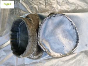 China High Temperature Steel Plant Felt Filter Bags Polyester P84 Fibreglass factory