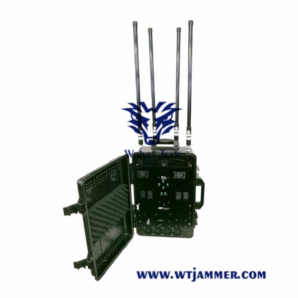 Backpack Mobile Phone Signal Jammer High Power Antenna Gain 3-4 DBi For VIP