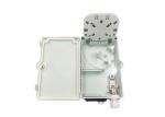 Wall Mount Fiber Optic Distribution Box Hoding Pole 4 Cores White Black Color