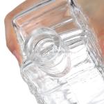 Base Material Super Flint Glass Unique Star Design Glass Bottle for Luxury