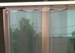 Painting Decorative Wire Mesh , Metal Mesh Fabric Curtain For Bars Screen