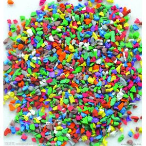 1mm - 4mm Recycled Rubber Granules Elastic Rubber Granules For Playground
