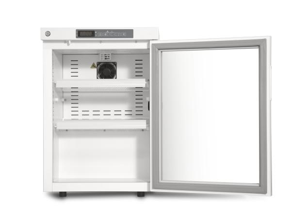 60L Small Pharmacy Medical Refrigerator Fridge With Single Glass Door For