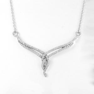 China Womens Zircon Pendant 925 Sterling Silver CZ Daily Wear Fashion Jewelry factory