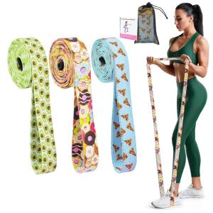 China Fabric Fitness Gym Equipment Width 3cm Hip Exercise Resistance Bands Set For Legs Glute And Thighs Training factory