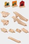 Mini Wooden 88pcs City Road Builder Wooden Board Game