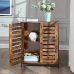 Side Cupboard With Industrial Design, Home Storage Shelve Unit, Storage Cabinet,