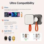 Metal Magsafe Wireless Charger Customised Magsafe Phone And Watch Charger